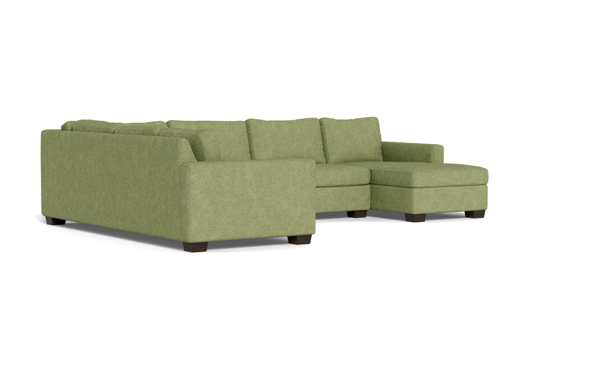 Track 141" Corner Sectionals w. Right Chaise - Elliot Celadon