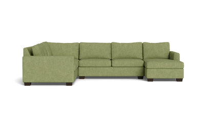 Track 141" Corner Sectionals w. Right Chaise - Elliot Celadon