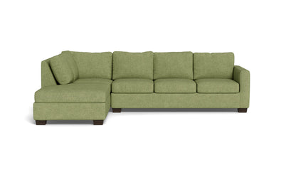 Track 121" Left Chaise Sleeper Sectional - Elliot Celadon