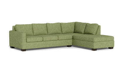 Track 121" Right Chaise Sleeper Sectional - Elliot Celadon