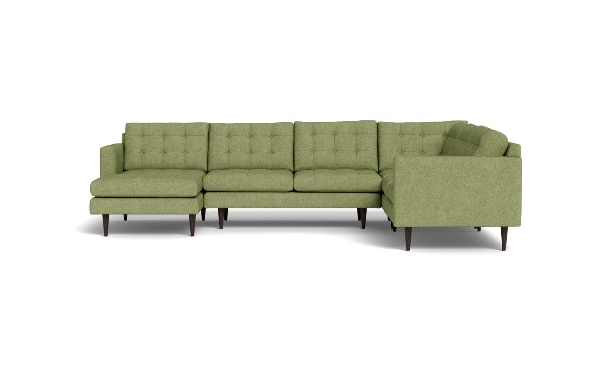 Wallace 130" Corner Sectionals w. Left Chaise - Elliot Celadon