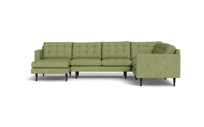 Wallace 130" Corner Sectionals w. Left Chaise - Elliot Celadon