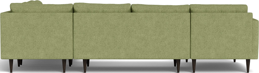 Wallace 130" Corner Sectionals w. Left Chaise - Elliot Celadon