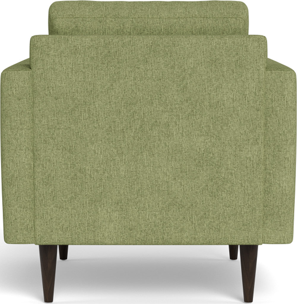 Wallace 34" Untufted Arm Chair - Elliot Blush