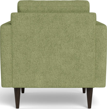 Wallace 34" Untufted Arm Chair - Elliot Blush