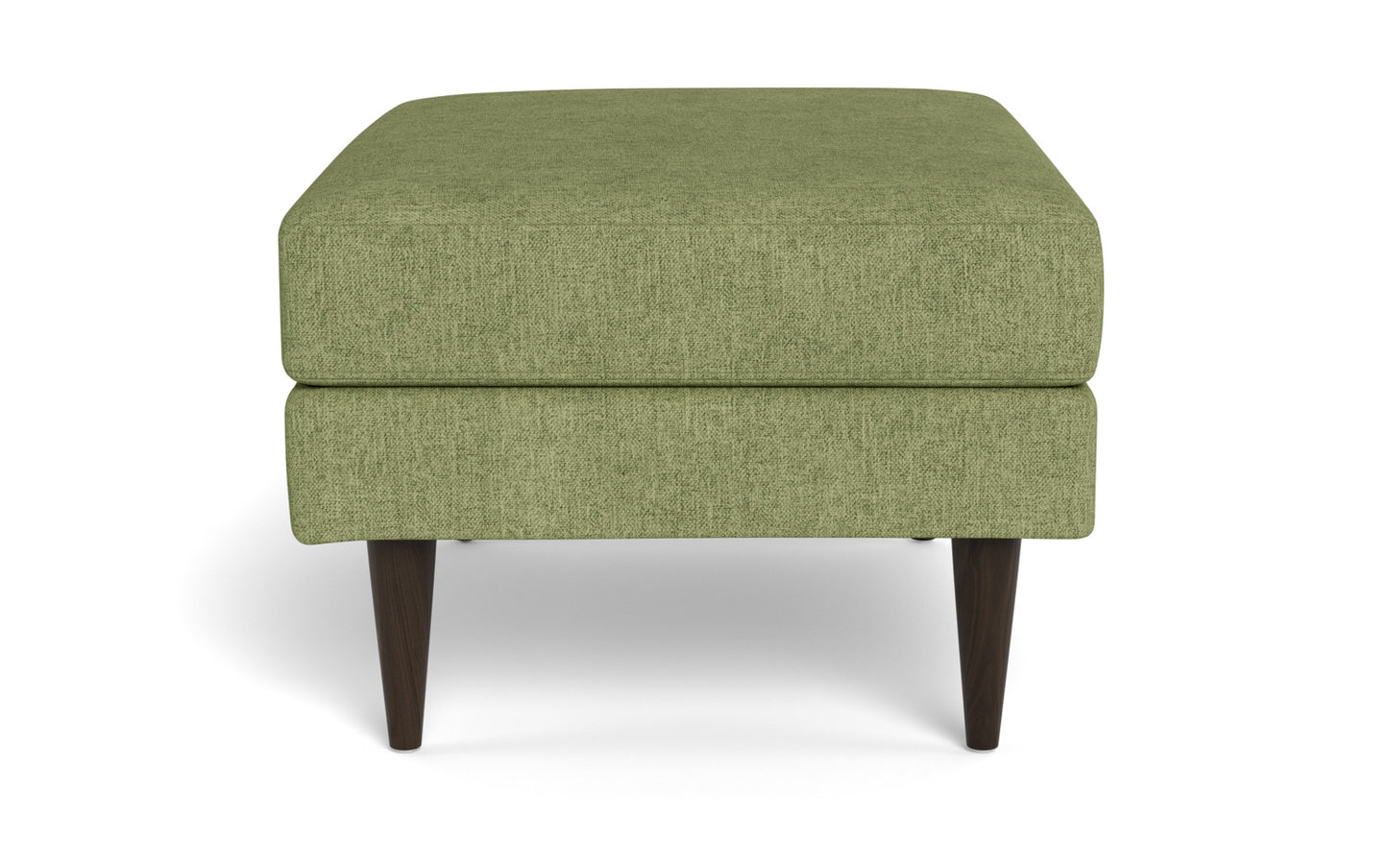 Wallace Untufted Ottoman - Elliot Blush