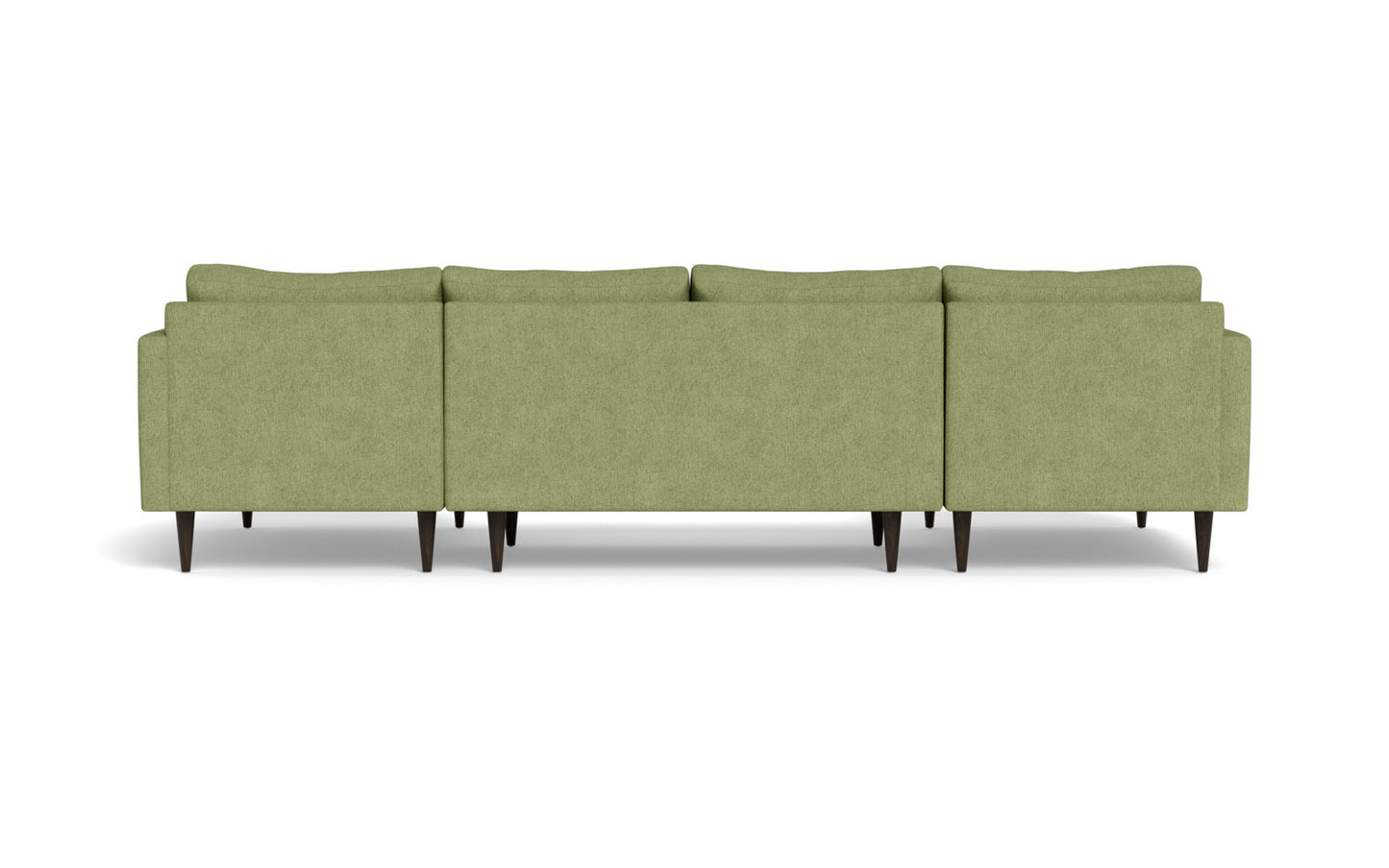 Wallace 126" Untufted Double Chaise U Sectional - Elliot Blush