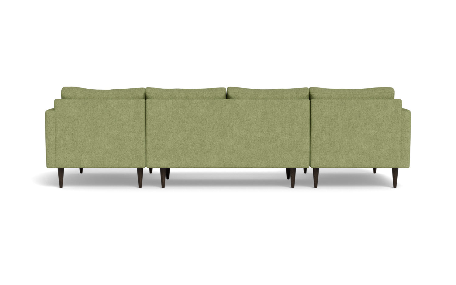 Wallace 126" Untufted Double Chaise U Sectional - Elliot Blush