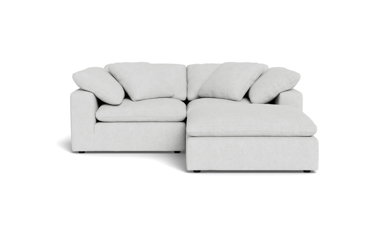 Fluffy 89" 2 Piece Sofa w/Otto - Elliot Dove