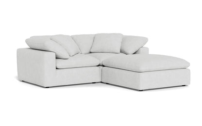 Fluffy 89" 2 Piece Sofa w/Otto - Elliot Dove