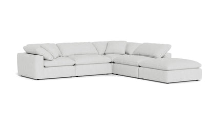 Fluffy 133.5" 4 Piece Sectional w/Otto - Elliot Dove