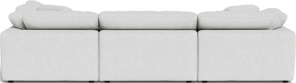 Fluffy 133.5" 4 Piece Sectional w/Otto - Elliot Dove