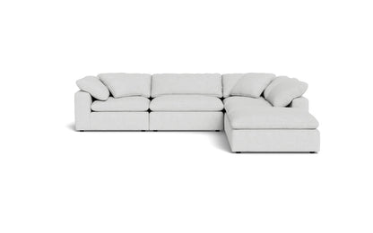 Fluffy 133.5" 4 Piece Sectional w/Otto - Elliot Dove