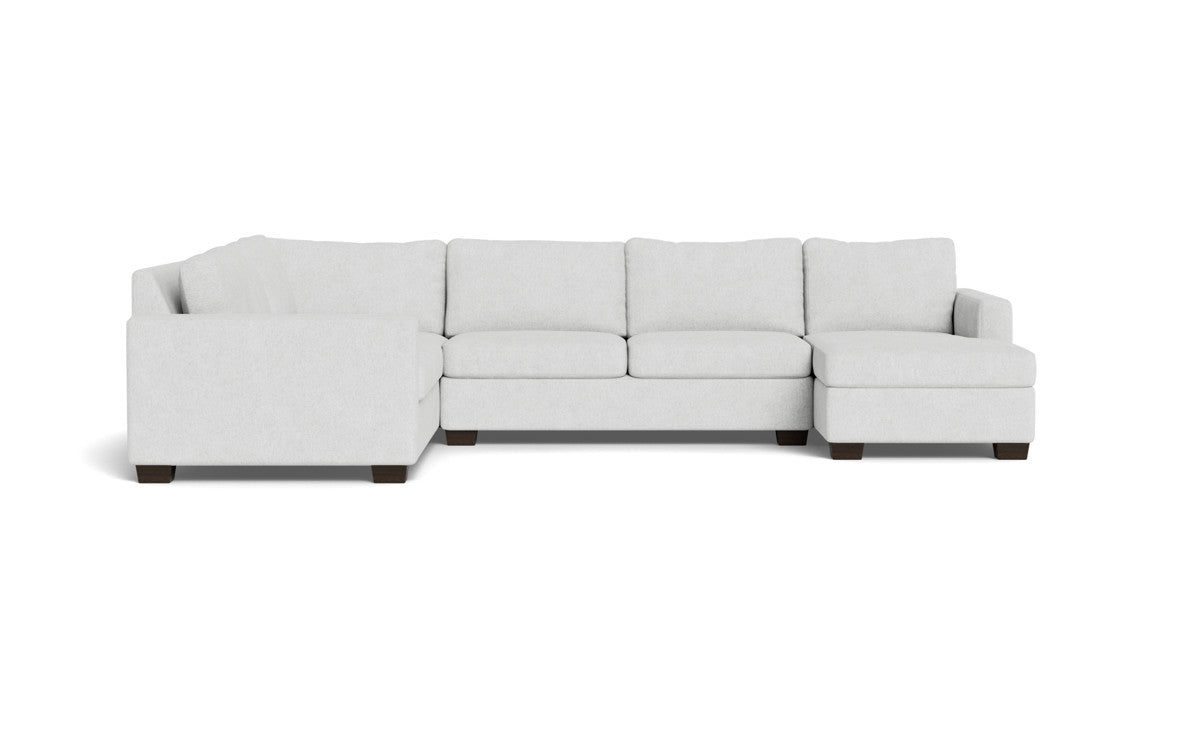 Track 141" Corner Sectionals w. Right Chaise - Elliot Dove