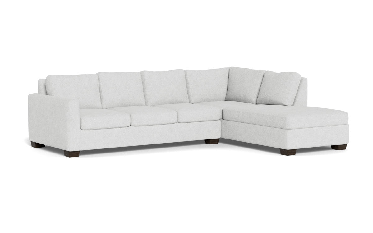 Track 121" Right Chaise Sleeper Sectional - Elliot Dove