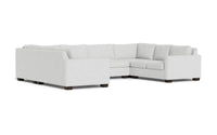 Track 141" Corner Sofa U Sectional Elliot Dove Quick Ship -