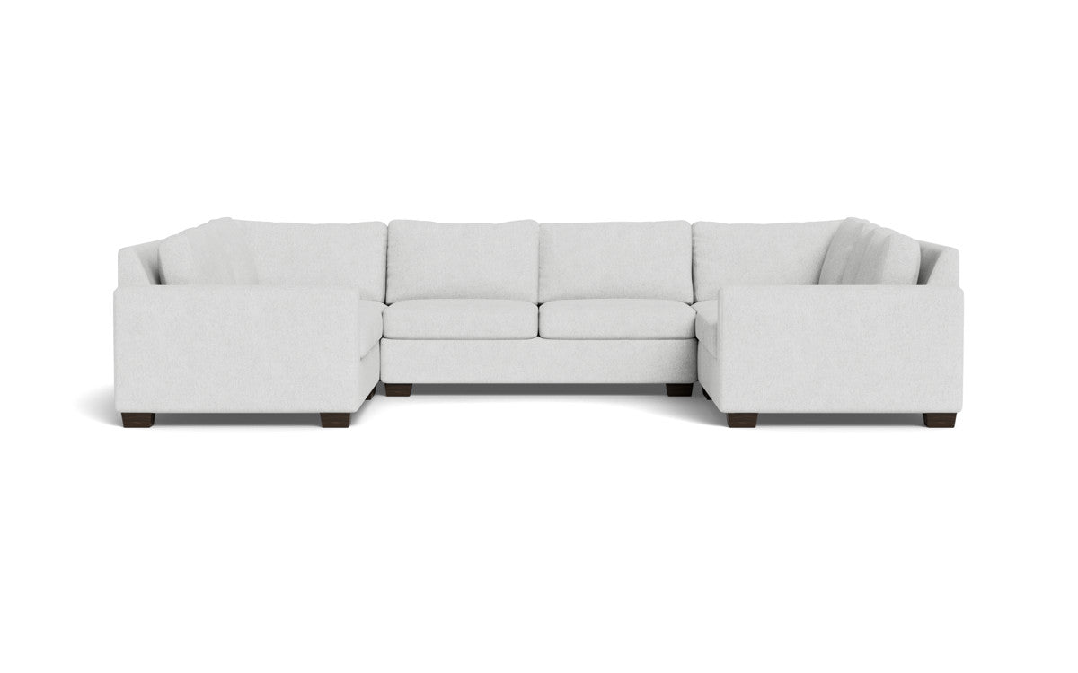 Track 141" Corner Sofa U Sectional Elliot Dove Quick Ship -