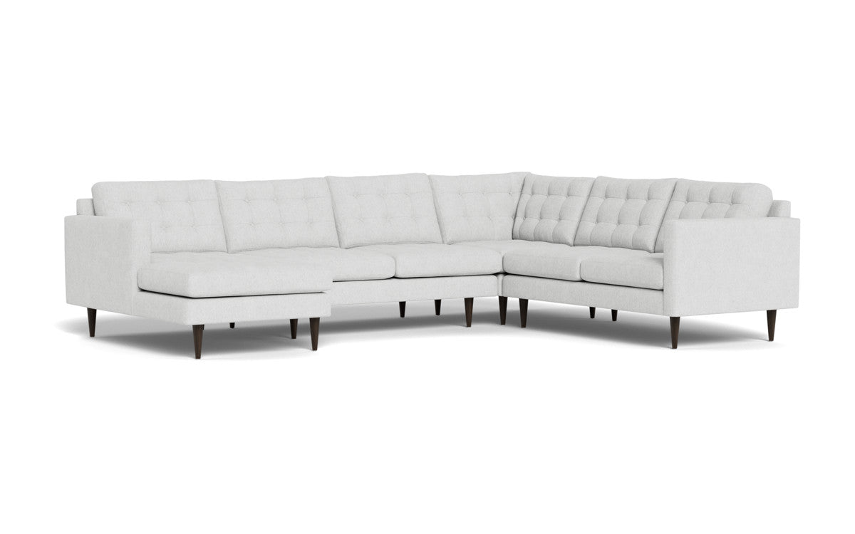 Wallace 130" Corner Sectionals w. Left Chaise - Elliot Dove