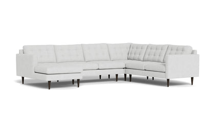 Wallace 130" Corner Sectionals w. Left Chaise - Elliot Dove