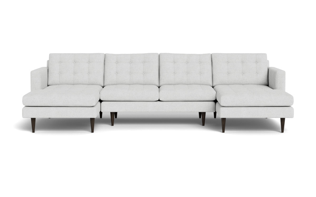 Wallace 126" Double Chaise U Sectional - Elliot Dove