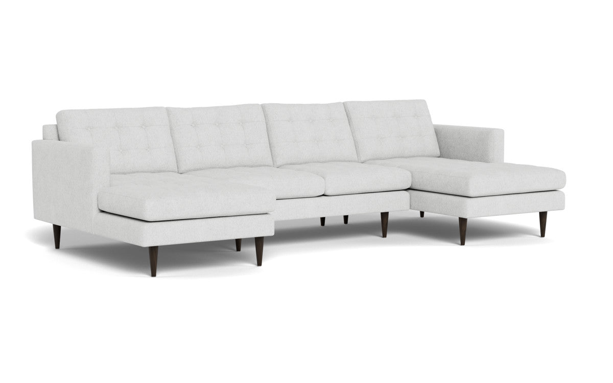 Wallace 126" Double Chaise U Sectional - Elliot Dove
