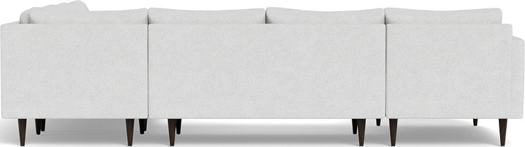 Wallace 130" Untufted Corner Sectionals w. Left Chaise - Elliot Dove