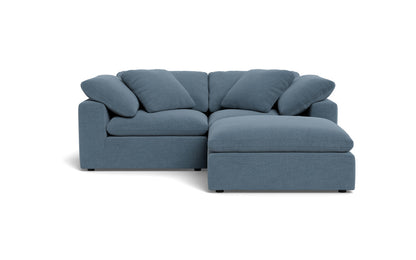 Fluffy 89" 2 Piece Sofa w/Otto - Elliot French Blue