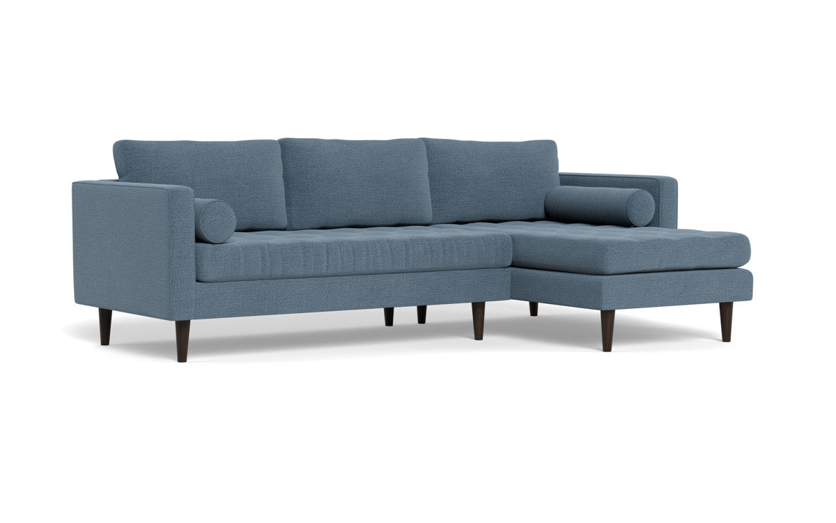 Ladybird 102" Right Chaise Sectional - Elliot French Blue