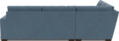 Mas Mesa 127" Deep Corner Sectional - Elliot French Blue