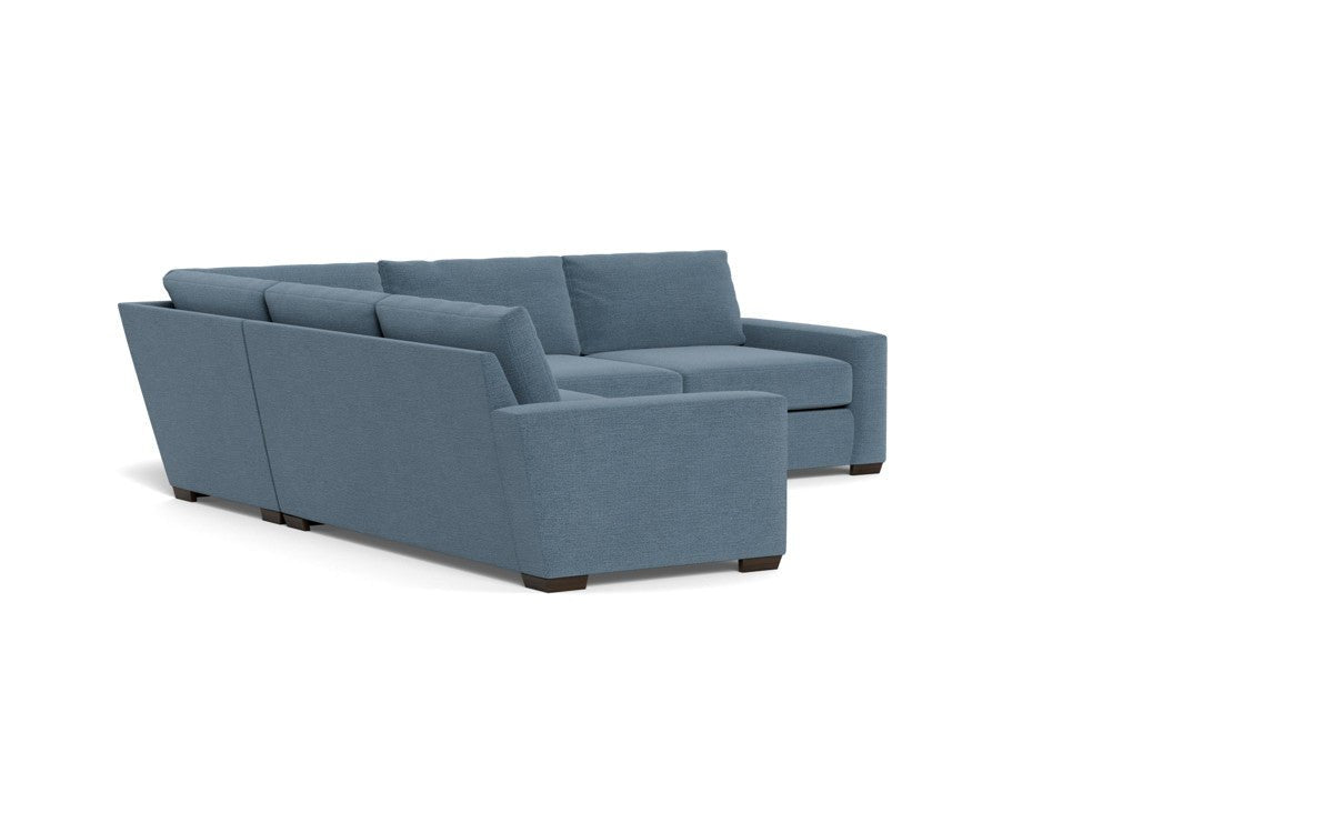 Mas Mesa 127" Deep Corner Sectional - Elliot French Blue