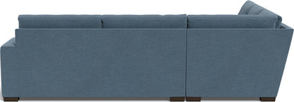 Mesa 121" Corner Sectional - Elliot French Blue