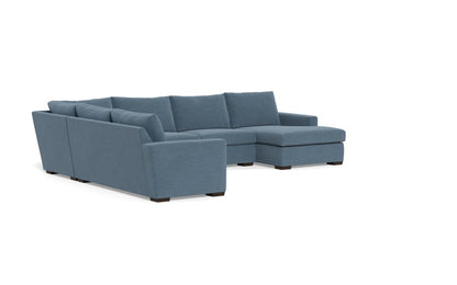 Mesa 156" Corner Sectionals w. Right Chaise - Elliot French Blue