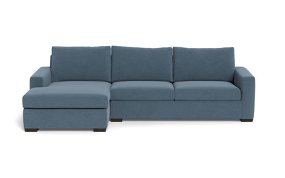 Mesa 123" Left Chaise Sectional - Elliot French Blue