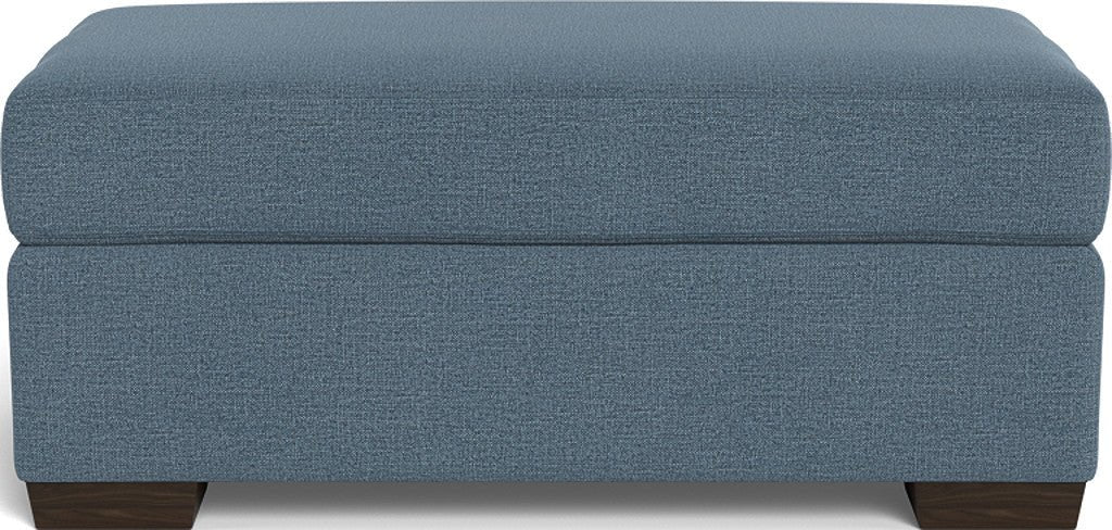 Mesa Storage Ottoman - Elliot French Blue