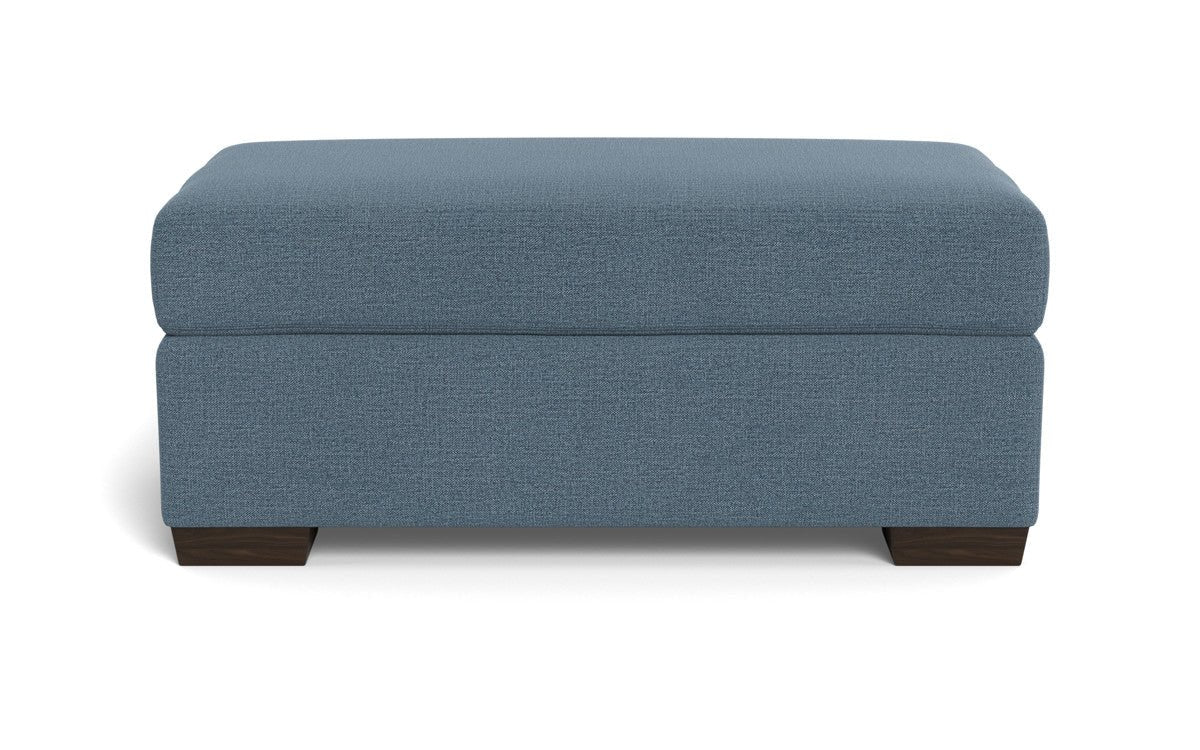 Mesa Storage Ottoman - Elliot French Blue