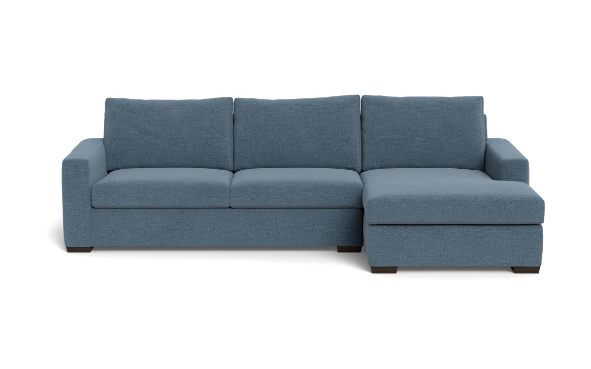 Mesa 123" Right Chaise Sectional - Elliot French Blue