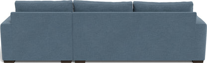 Mesa 123" Right Chaise Sectional - Elliot French Blue
