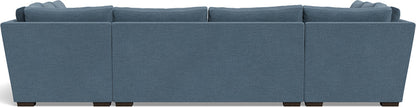 Mesa 154" Condo U Sectional - Elliot French Blue