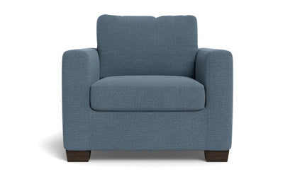 Track 36" Arm Chair - Elliot French Blue
