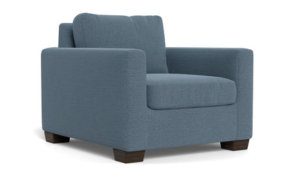 Track 36" Arm Chair - Elliot French Blue