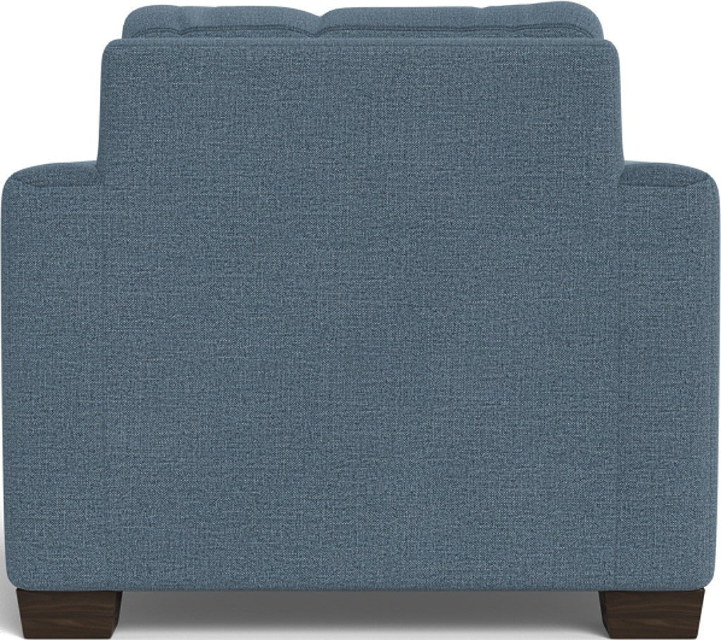 Track 36" Arm Chair - Elliot French Blue