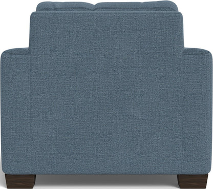 Track 36" Arm Chair - Elliot French Blue