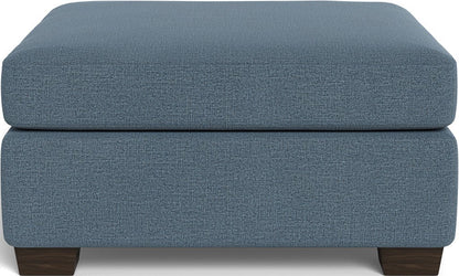 Track Ottoman - Elliot French Blue