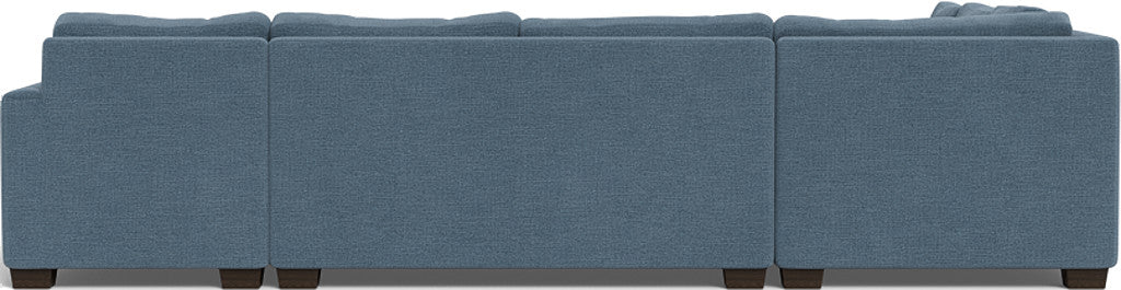 Track 141" Corner Sectionals w. Right Chaise - Elliot French Blue