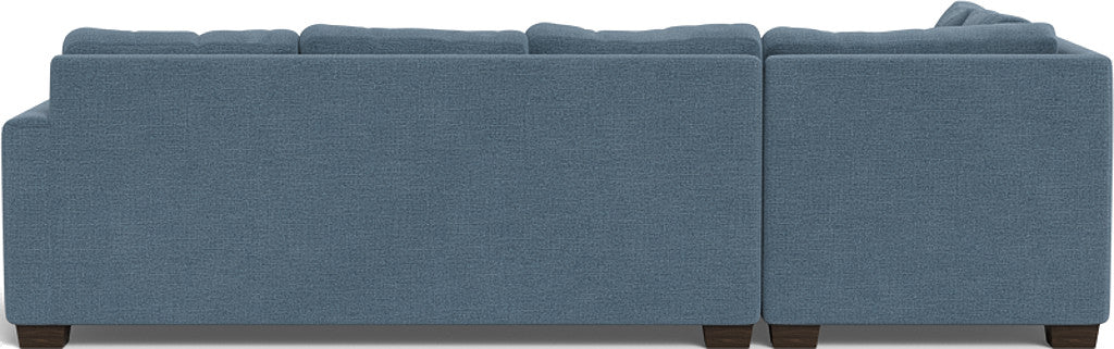 Track 121" Left Chaise Sleeper Sectional - Elliot French Blue
