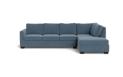 Track 121" Right Chaise Sleeper Sectional - Elliot French Blue