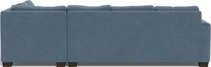 Track 121" Right Chaise Sleeper Sectional - Elliot French Blue