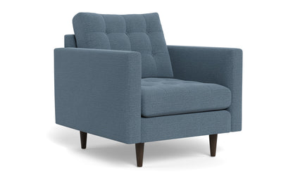 Wallace 52" Chair 1/2 - Elliot French Blue