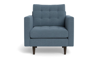 Wallace 52" Chair 1/2 - Elliot French Blue