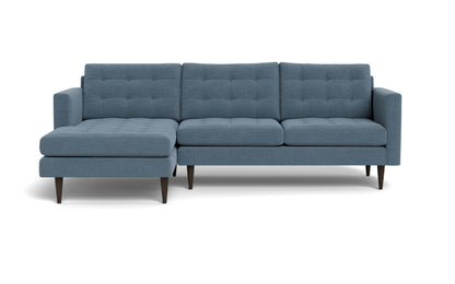 Wallace 98" Left Chaise Sectional - Elliot French Blue